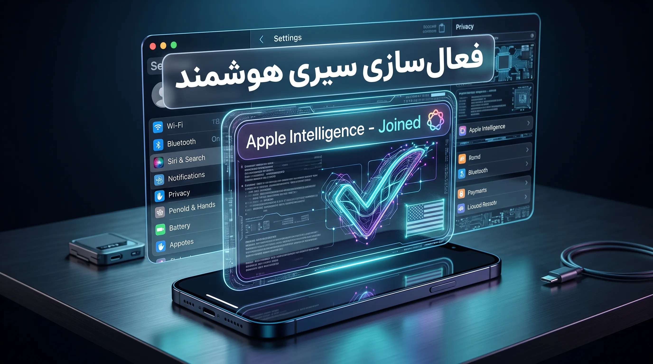 فعال سازی Apple Intelligence در آیفون