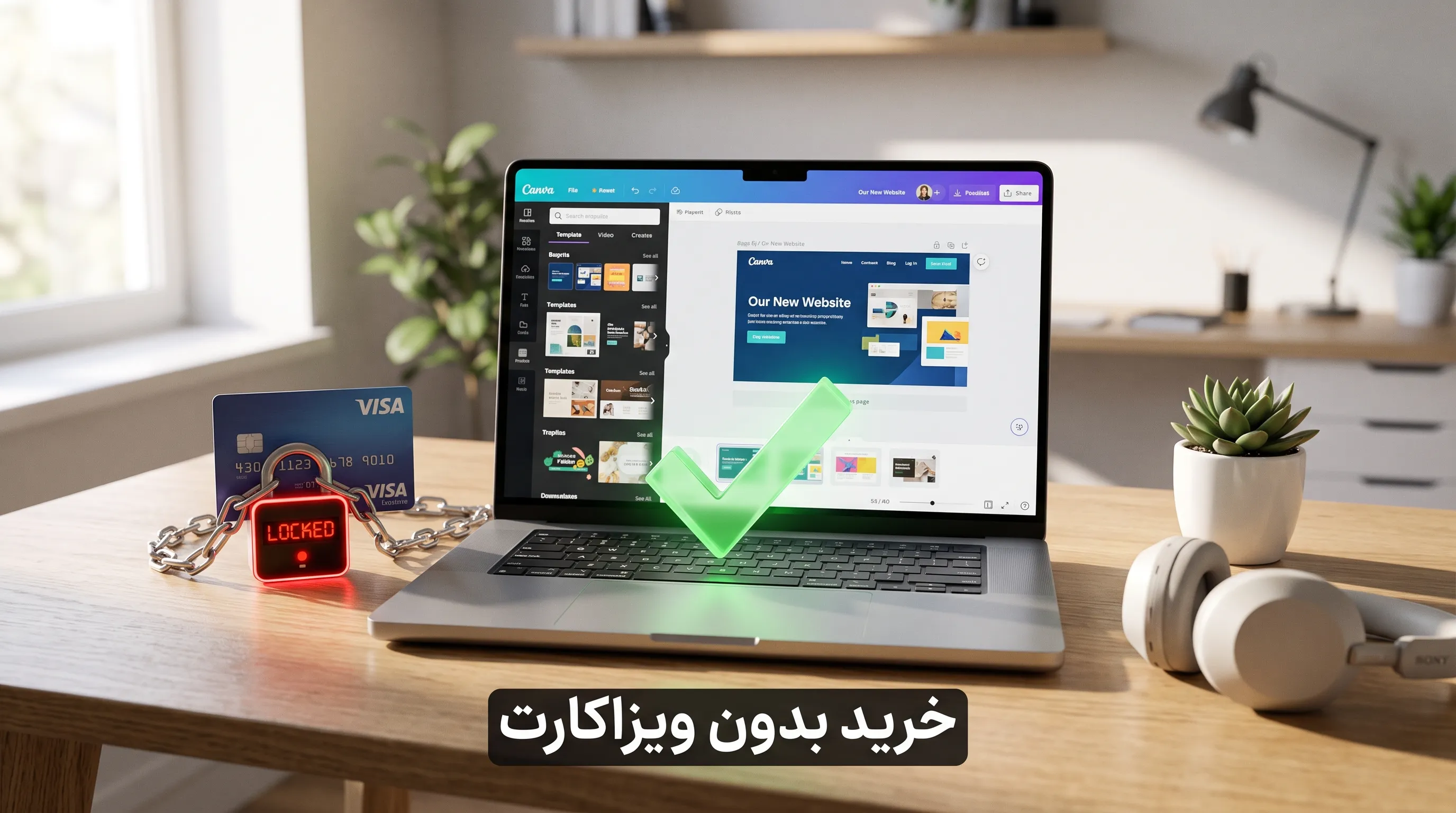 خرید اکانت پرمیوم کانوا پرو بدون نیاز به ویزاکارت